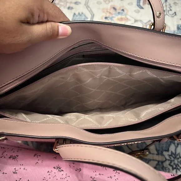 Michael Kors Pink and Cream Tote Bag - Picture 6 of 8